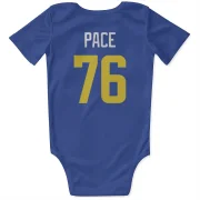 Orlando Pace Los Angeles Rams  Infant & Newborn Bodysuit  - Royal