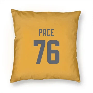 Orlando Pace Los Angeles Rams  Pillow Cover (18 X 18) - Gold