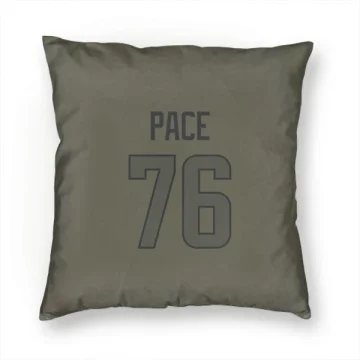 Orlando Pace Los Angeles Rams  Pillow Cover (18 X 18) - Olive