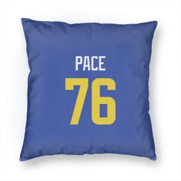 Orlando Pace Los Angeles Rams  Pillow Cover (18 X 18) - Royal