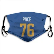 Orlando Pace Los Angeles Rams Royal  Face Mask - Gold