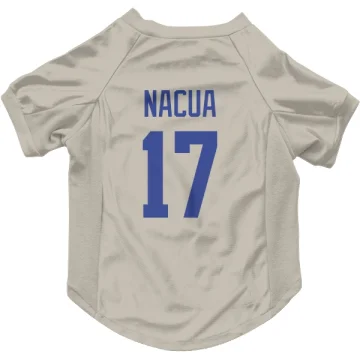 Puka Nacua Los Angeles Rams   Bone Dog & Cat Pet Jersey