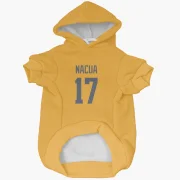 Puka Nacua Los Angeles Rams  Dog & Cat Pet Hoodie - Gold