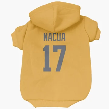 Puka Nacua Los Angeles Rams  Dog & Cat Pet Hoodie - Gold