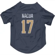 Puka Nacua Los Angeles Rams  Dog & Cat Pet Jersey - Navy