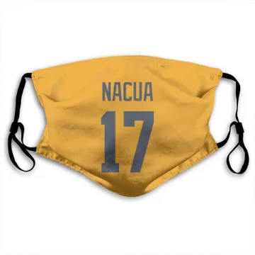 Puka Nacua Los Angeles Rams  Face Mask - Gold