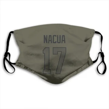 Puka Nacua Los Angeles Rams  Face Mask - Olive