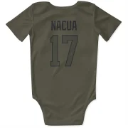 Puka Nacua Los Angeles Rams  Infant & Newborn Bodysuit - Olive