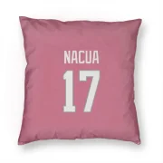 Puka Nacua Los Angeles Rams  Pillow Cover (18 X 18) - Pink