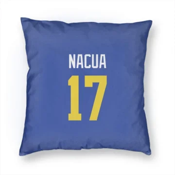 Puka Nacua Los Angeles Rams  Pillow Cover (18 X 18) - Royal