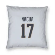 Puka Nacua Los Angeles Rams  Pillow Cover (18 X 18) - White