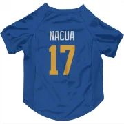 Puka Nacua Los Angeles Rams   Royal  Dog & Cat Pet Jersey - Gold