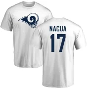 Puka Nacua Men's Los Angeles Rams Logo T-Shirt - White