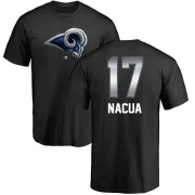 Puka Nacua Youth Los Angeles Rams Midnight Mascot T-Shirt - Black