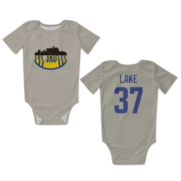 Quentin Lake Los Angeles Rams   Bone Infant & Newborn Bodysuit