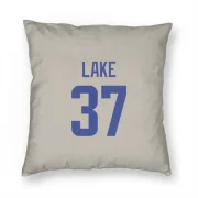 Quentin Lake Los Angeles Rams   Bone Pillow Cover (18 X 18)