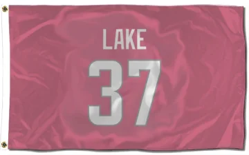 Quentin Lake Los Angeles Rams  Flag (3 X 5) - Pink