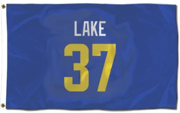 Quentin Lake Los Angeles Rams  Flag (3 X 5) - Royal