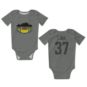 Quentin Lake Los Angeles Rams  Infant & Newborn Bodysuit  - Gray