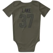 Quentin Lake Los Angeles Rams  Infant & Newborn Bodysuit  - Olive