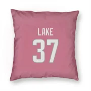 Quentin Lake Los Angeles Rams  Pillow Cover (18 X 18) - Pink