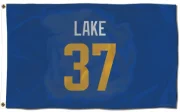 Quentin Lake Los Angeles Rams   Royal  Flag (3 X 5) - Gold