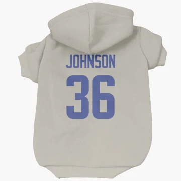 Quindell Johnson Los Angeles Rams   Bone Dog & Cat Pet Hoodie