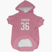 Quindell Johnson Los Angeles Rams  Dog & Cat Pet Hoodie - Pink