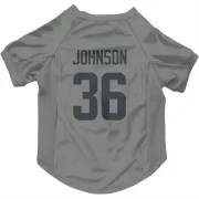 Quindell Johnson Los Angeles Rams  Dog & Cat Pet Jersey - Gray