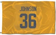 Quindell Johnson Los Angeles Rams  Flag (3 X 5) - Gold