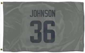 Quindell Johnson Los Angeles Rams  Flag (3 X 5) - Gray