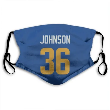 Quindell Johnson Los Angeles Rams   Royal  Face Mask - Gold