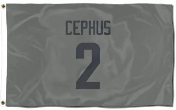 Quintez Cephus Los Angeles Rams  Flag (3 X 5) - Gray