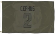 Quintez Cephus Los Angeles Rams  Flag (3 X 5) - Olive