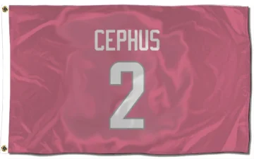 Quintez Cephus Los Angeles Rams  Flag (3 X 5) - Pink