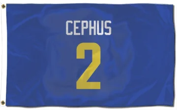 Quintez Cephus Los Angeles Rams  Flag (3 X 5) - Royal