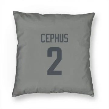 Quintez Cephus Los Angeles Rams  Pillow Cover (18 X 18) - Gray