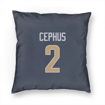 Quintez Cephus Los Angeles Rams  Pillow Cover (18 X 18) - Navy