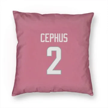 Quintez Cephus Los Angeles Rams  Pillow Cover (18 X 18) - Pink