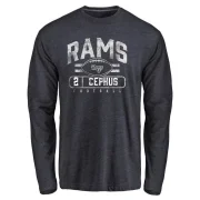 Quintez Cephus Men's Los Angeles Rams Flanker Long Sleeve T-Shirt - Navy