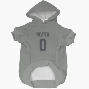 Rashad Weaver Los Angeles Rams  Dog & Cat Pet Hoodie - Gray