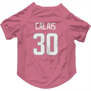 Raymond Calais Los Angeles Rams  Dog & Cat Pet Jersey - Pink