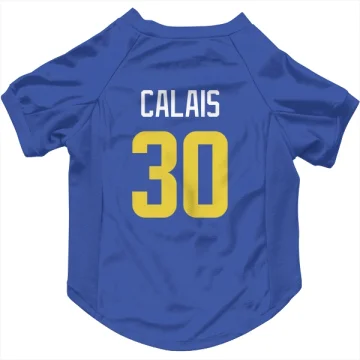 Raymond Calais Los Angeles Rams  Dog & Cat Pet Jersey - Royal