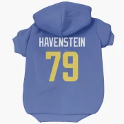 Rob Havenstein Los Angeles Rams  Dog & Cat Pet Hoodie - Royal