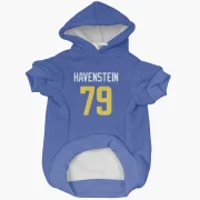 Rob Havenstein Los Angeles Rams  Dog & Cat Pet Hoodie - Royal