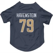 Rob Havenstein Los Angeles Rams  Dog & Cat Pet Jersey - Navy