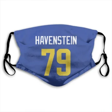 Rob Havenstein Los Angeles Rams  Face Mask - Royal