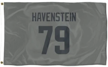 Rob Havenstein Los Angeles Rams  Flag (3 X 5) - Gray