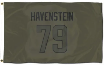 Rob Havenstein Los Angeles Rams  Flag (3 X 5) - Olive