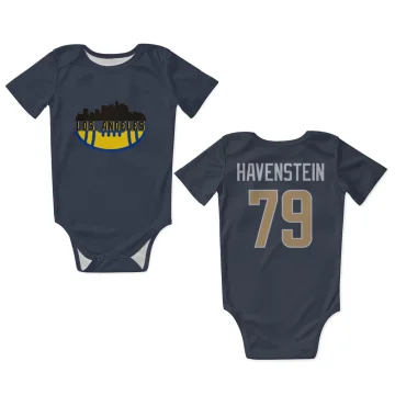 Rob Havenstein Los Angeles Rams  Infant & Newborn Bodysuit  - Navy